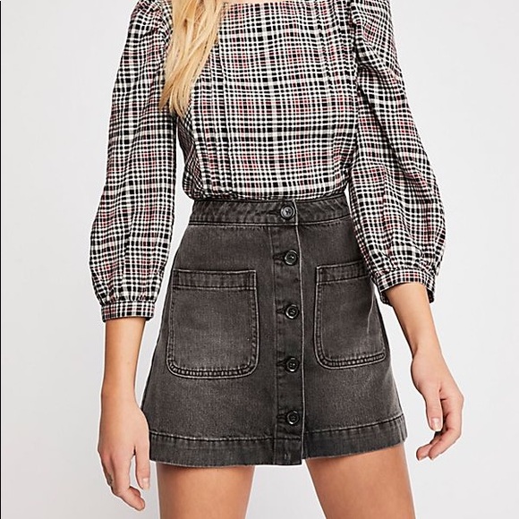 Free People Dresses & Skirts - We the free Free people denim skirt